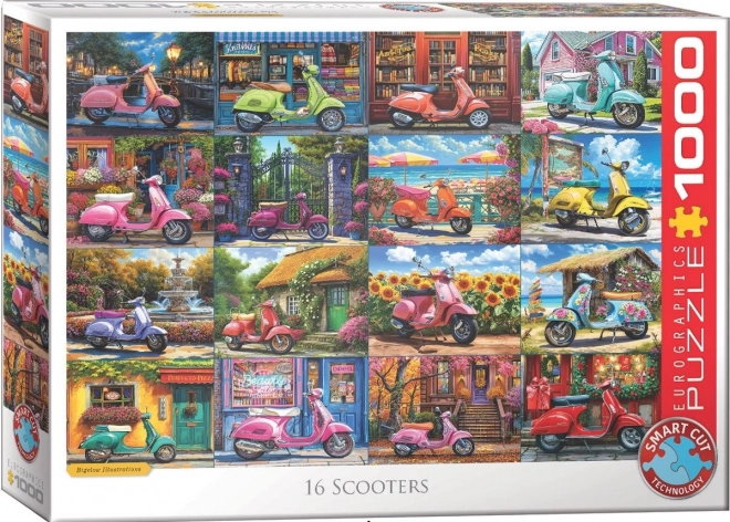 Puzzle 1000 piese Scootere Set 16