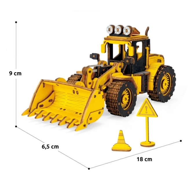 Puzzle 3D din lemn RoboTime - Stivuitor