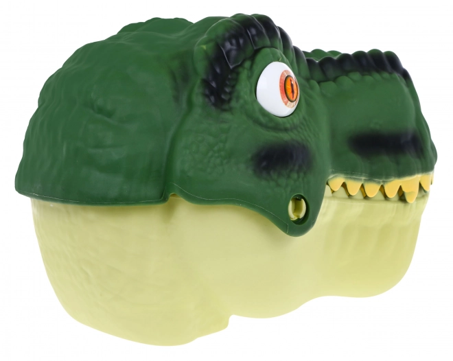 Set figurine Lumea Dinozaurilor pentru copii 3+ cap dinozaur și covor din fetru