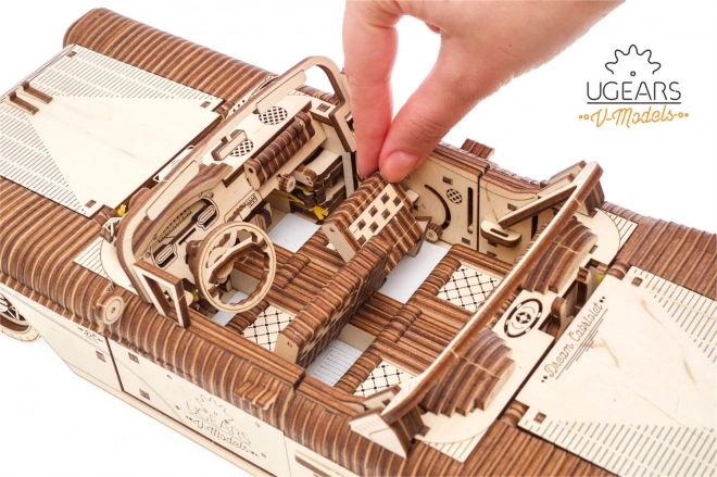 Puzzle 3D Cabriolet de Vis UGEARS