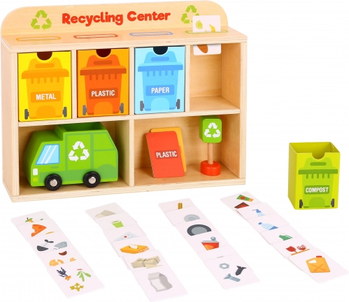Tooky Toy Centrul Educațional de Reciclare din Lemn
