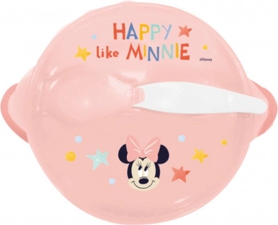 Bol cu ventuză și capac Minnie