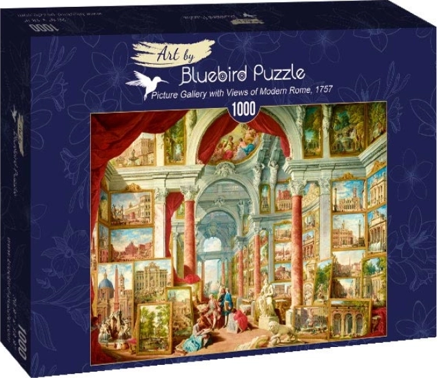 Puzzle Bluebird cu imagini ale Romei moderne - 1000 de piese