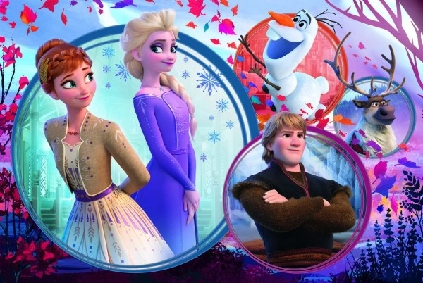 Puzzle 160 elemente Frozen 2 Siostrzana aventură