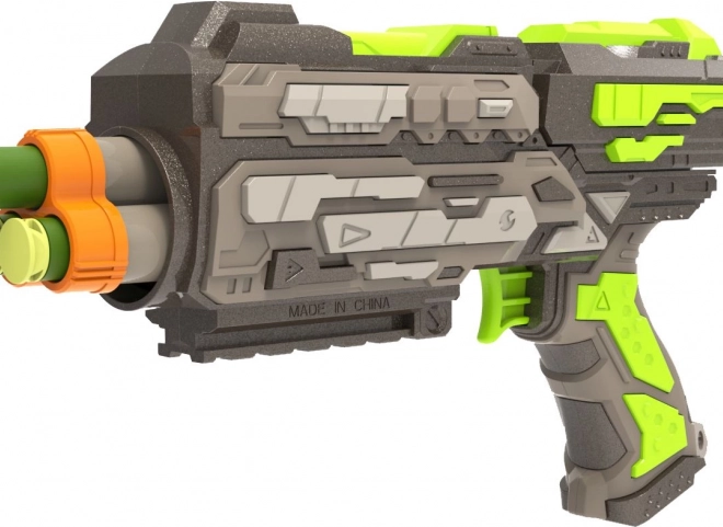 Pistol din spumă cu 6 proiectile, 21 cm
