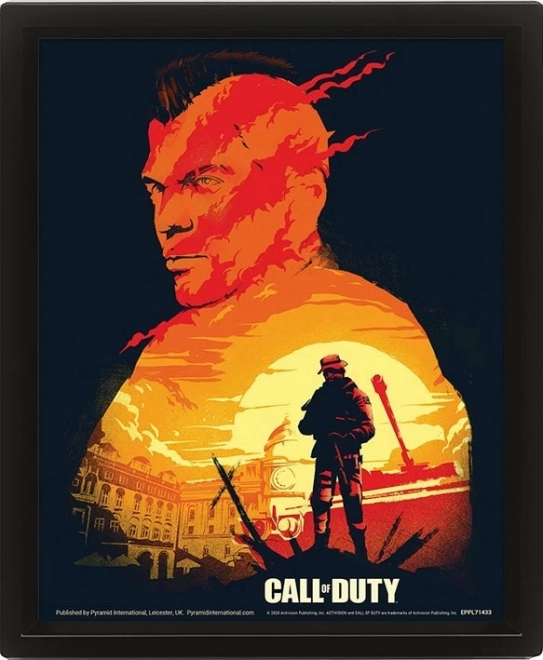 3D tablou Call of Duty apus de soare