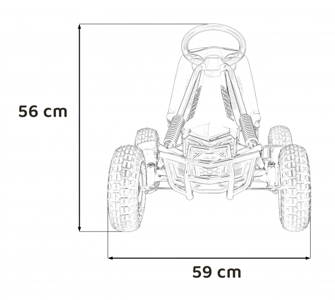 Gokart cu pedale AIR pentru copii