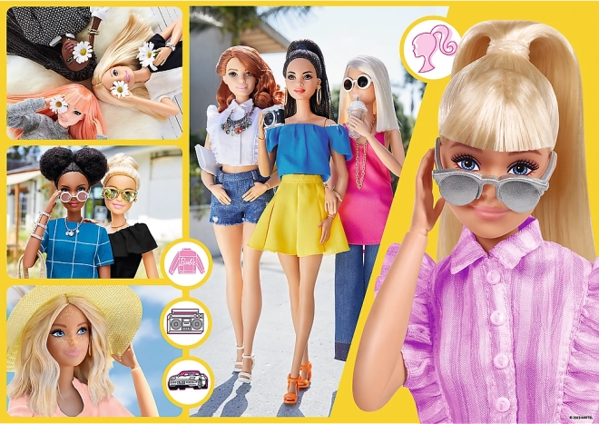 Puzzle sclipitor Barbie 100 piese