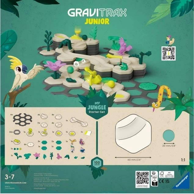 Sistem interactiv GraviTrax Junior - Set de start Jungle