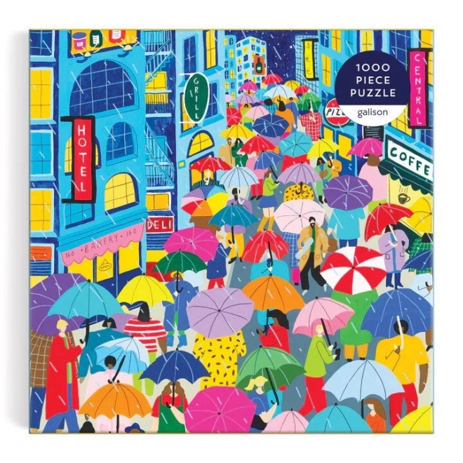 Puzzle Strada cu Umbrele 1000 piese