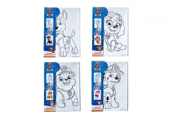 Pânză de pictură NICKELODEON Patrula Cățelușilor – set pentru colorat