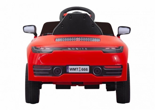 Mașină cu acumulator roșie pentru copii
