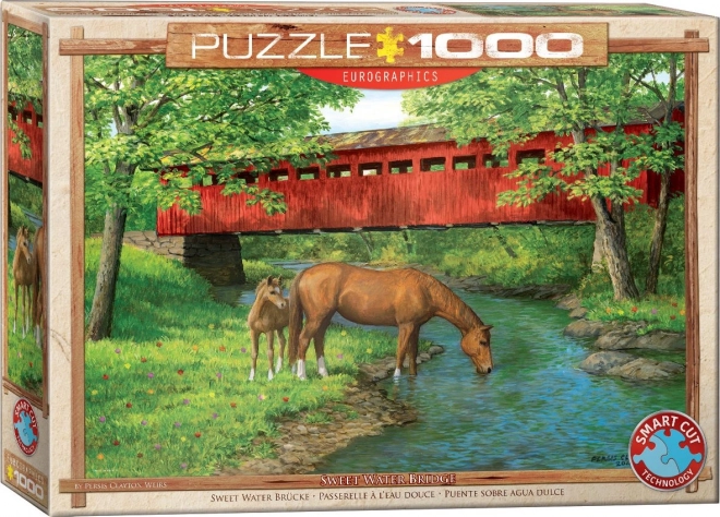 Puzzle Eurographics Podul Sweet Water 1000 de piese