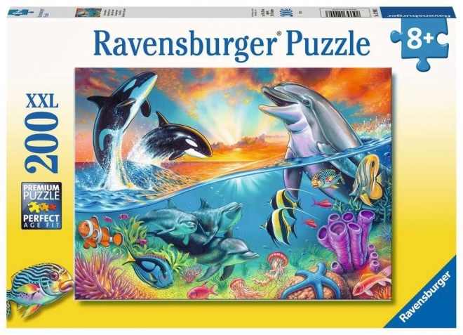 Puzzle Ravensburger Viata in ocean XXL