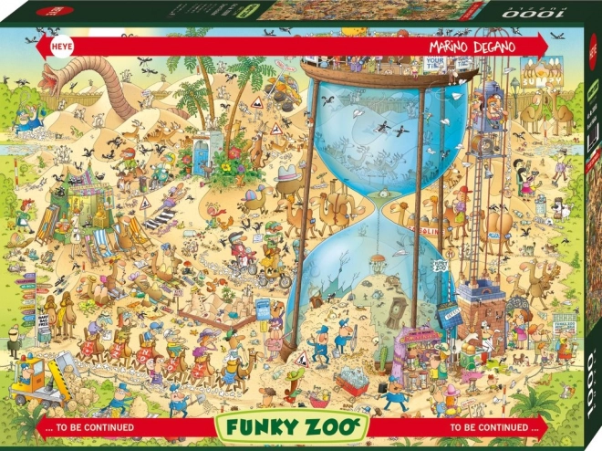 Puzzle Heye zoo nebună: expoziție deșertică