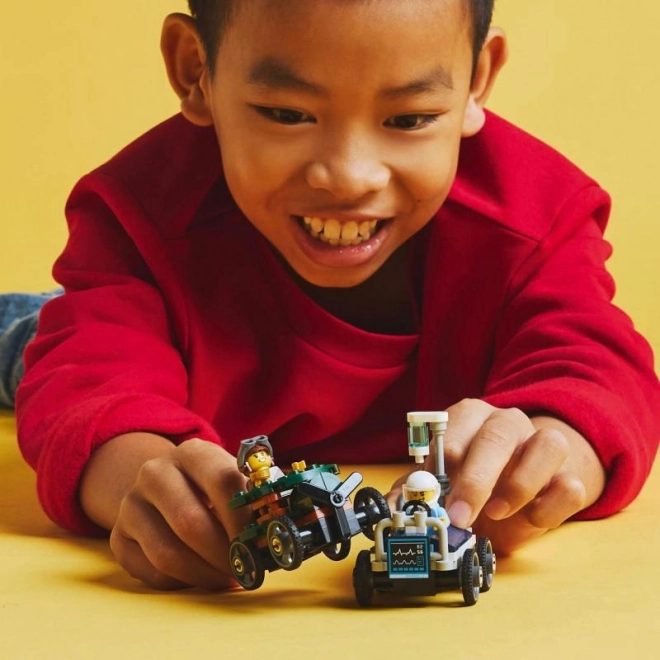 Lego City Set de curse: Avion vs Pat de spital