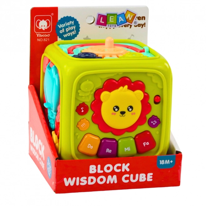 Cub educativ interactiv pentru copii Leu Verde