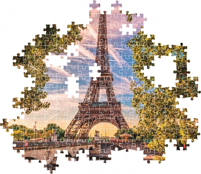 Puzzle 500 piese de calitate înaltă de-a lungul Senei