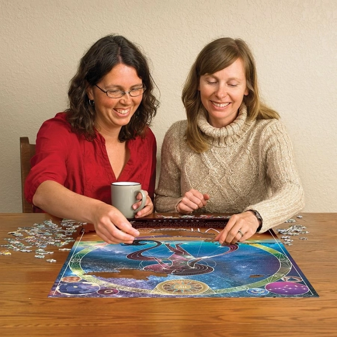 Puzzle zodia Panna 500 piese de la Cobble Hill