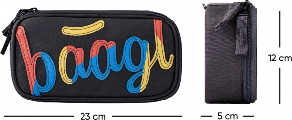 Set 3 piese Baagl: Rucsac, Penar și Săculeț Logo Mix