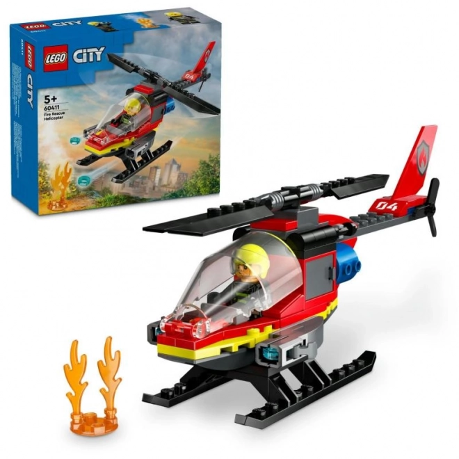 Elicopterul de salvare al pompierilor LEGO City