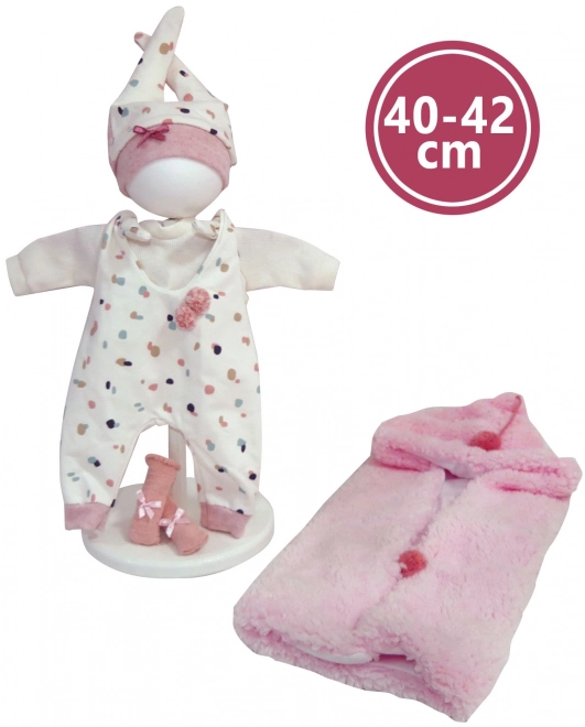 costum păpușă bebe New Born 40-42 cm