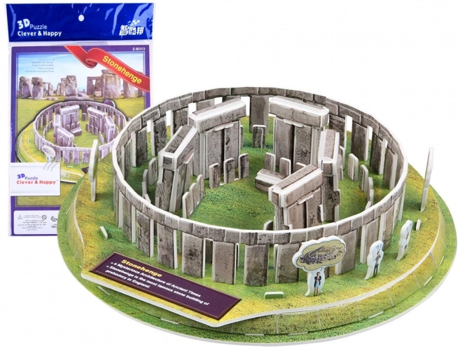 Puzzle 3D Stonehenge cu 35 de piese