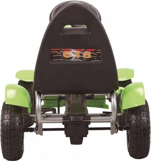 Gokart cu pedale verde