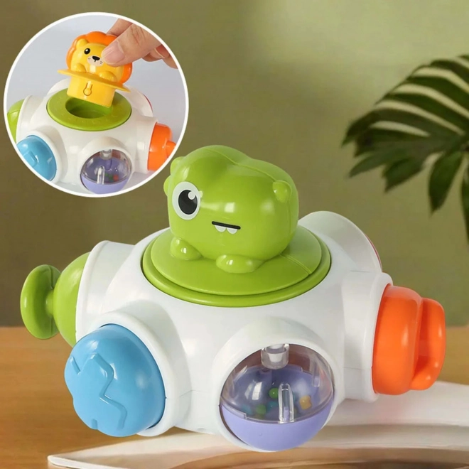 Woopie Cosmică Rachetă Cub Activ - Cub Educațional Senzorial 18m+
