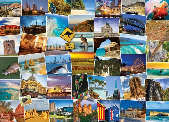 Puzzle Eurographics Globetrotter Australia 1000 Piese