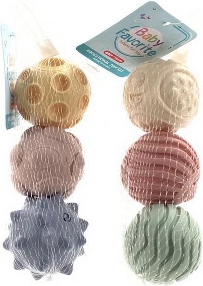 Set de mingi texturate 3 buc 6 cm