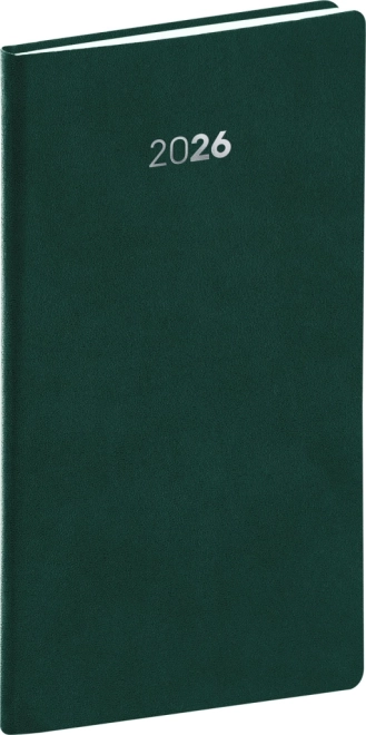 Agenda de buzunar Balakon verde 2026 9 x 15,5 cm