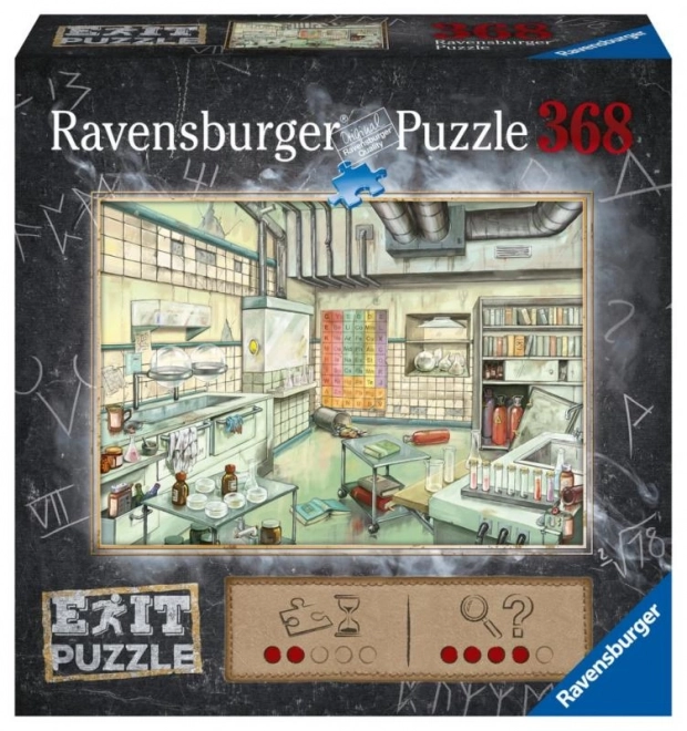 Puzzle Ravensburger Exit - Laboratorul misterios 368 piese