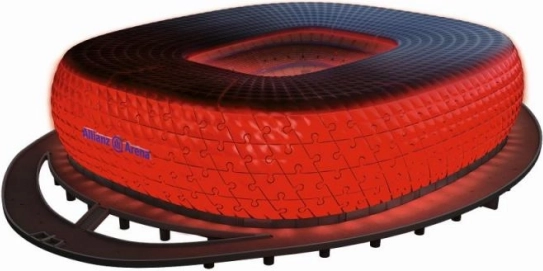 Set de construcție Allianz Arena ediția de noapte cu iluminare LED