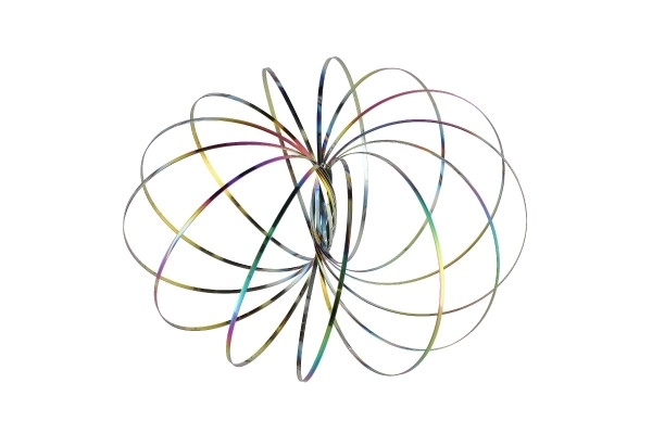 Spirală interactivă metalică Flow Magic Ring