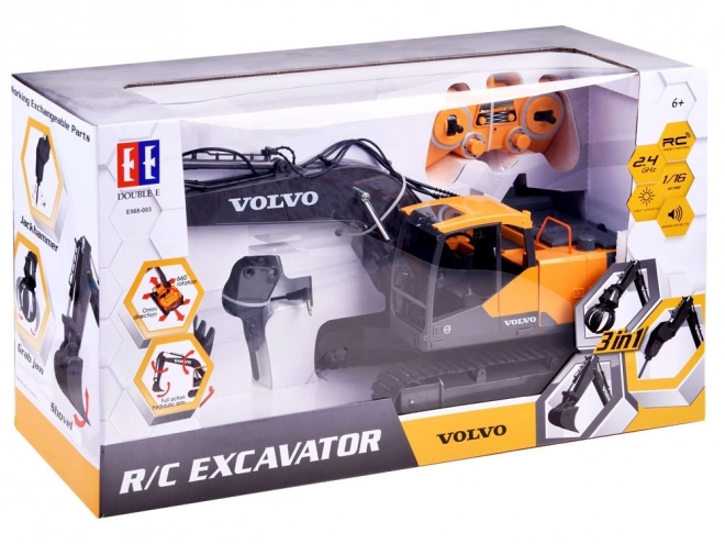 Excavator mare cu telecomandă de la Volvo