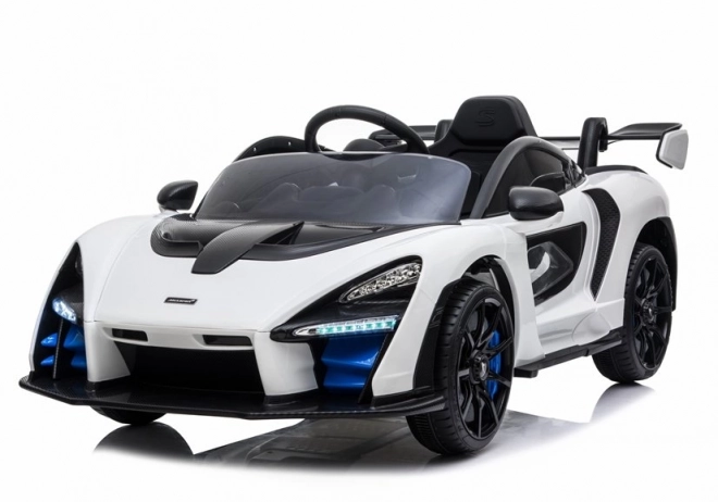 Mașină electrică McLaren Senna albă