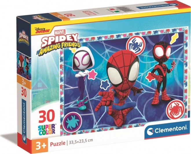 Puzzle 30 piese Spidey și prietenii săi uimitori