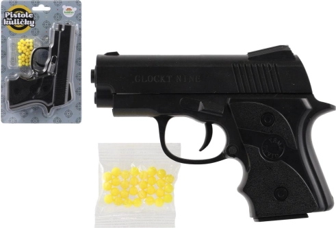 pistol din plastic cu bile 14 cm