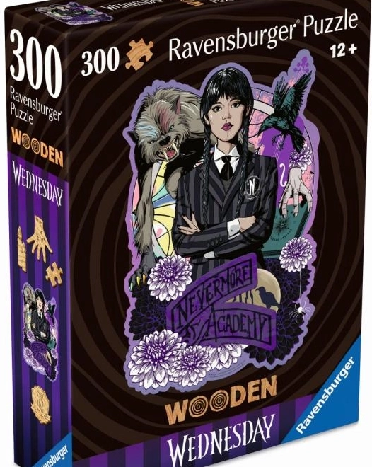 Puzzle din lemn Wednesday 300 piese Ravensburger