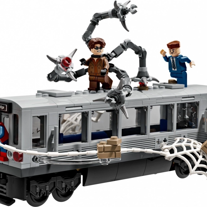 Spider-Man vs Doc Ock - scenă în metrou LEGO Super Heroes