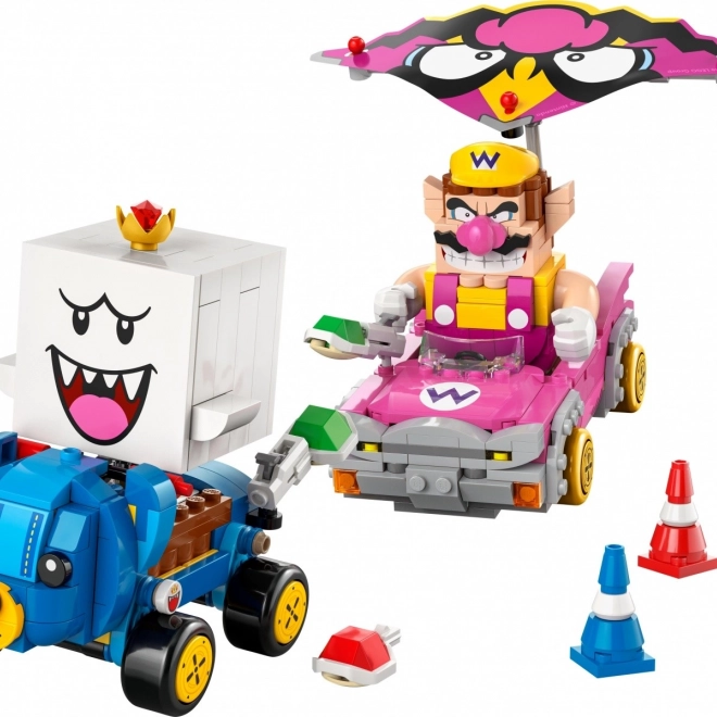 Set LEGO Super Mario Mario Kart - Wario și King Boo