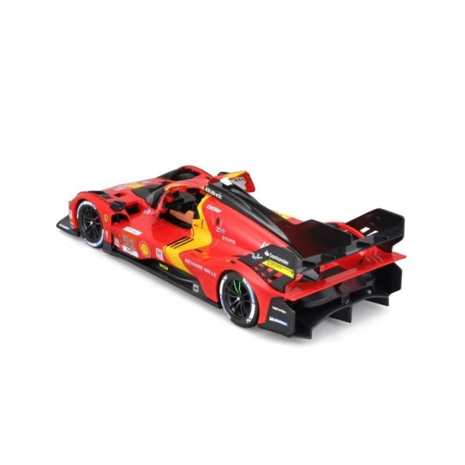 Model mașină Bburago 1:24 Ferrari Racing 499P LMH Roșu