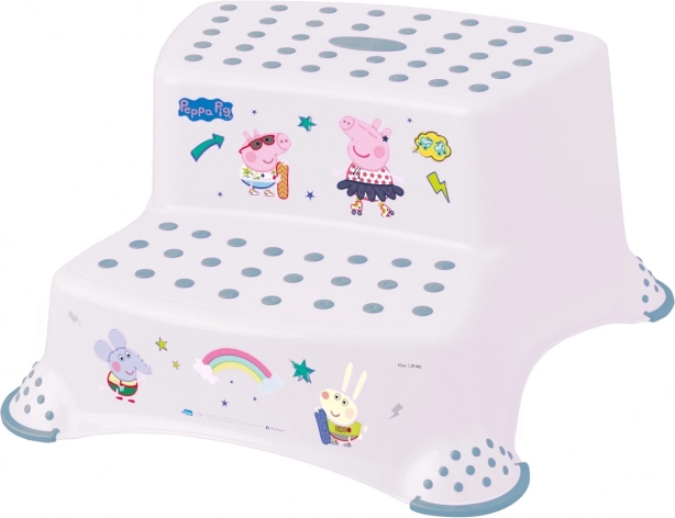 Trepte duble pentru WC/chiuvetă „Peppa”, Alb