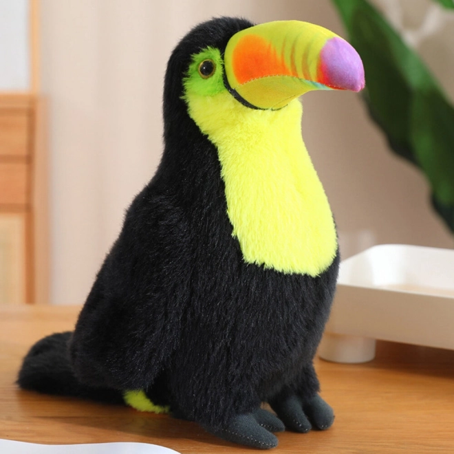 Tucan din pluș galben 20cm