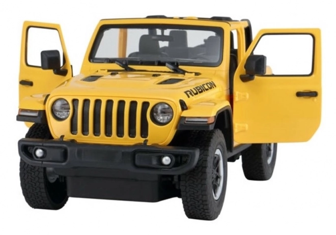 Mașină R/C Jeep Wrangler Rubicon 1:14 Rastar – Galben