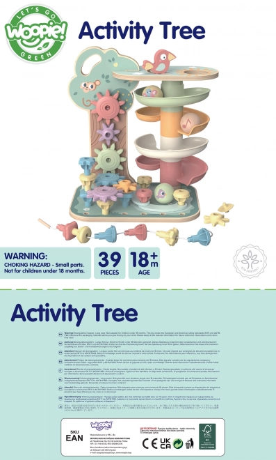 Arbore De Activități Montessori 4 În 1 Woopie Green