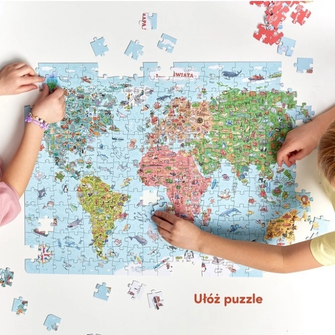 Puzzle exploratorilor - Harta lumii