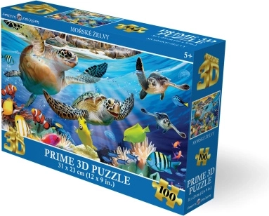 Puzzle 3D plaja țestoaselor 48 piese