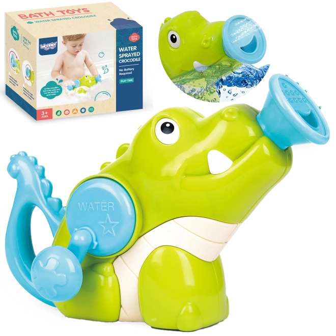 Jucărie crocodil cu pompă de apă